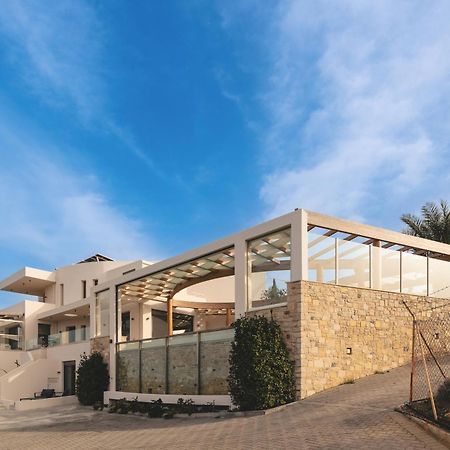 Minimalist Mediterranean Blue Key Villa With Sea View & Infinity Heated Pool Agia Pelagia  Buitenkant foto