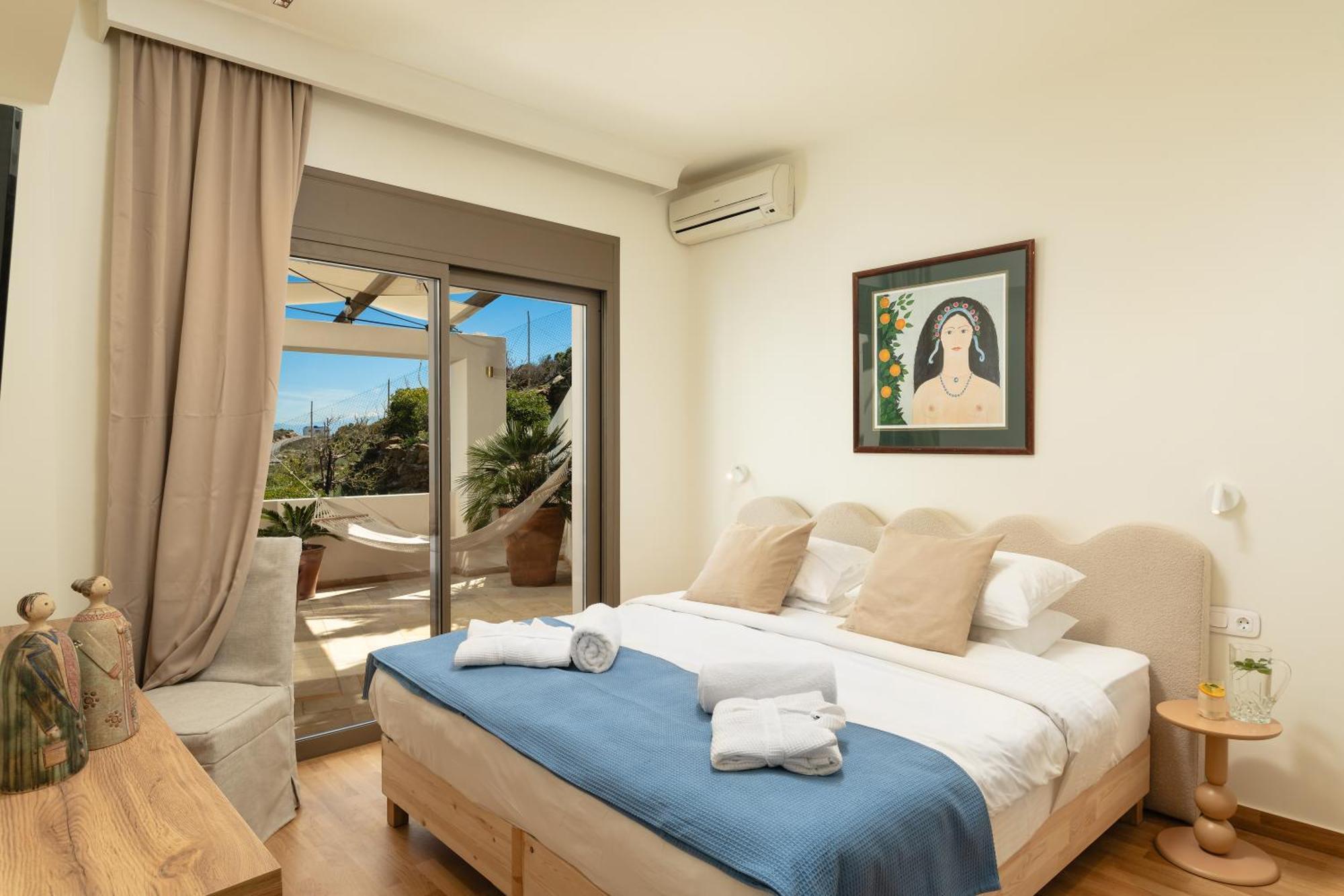 Minimalist Mediterranean Blue Key Villa With Sea View & Infinity Heated Pool Agia Pelagia  Buitenkant foto
